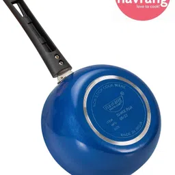 navrang NONSTICK SAUCEPAN/TEAPAN BLUE Sauce Pan 16.5 cm diameter 1.1 L capacity image 2
