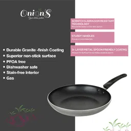 onions Non stick Fry pan /Frying Pan | Baby fry Pan | Mini fry pan Fry Pan 18 cm diameter 0.8 L capacity image 4