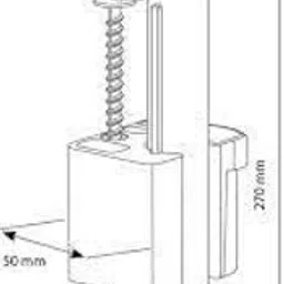 tileind Cera Inlet Valve for 1/2 inch toilet Fill Valve for Concealed Cisterns Flush Tank Lever image 2