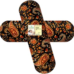 actos Combo Set Of 5 Cushion And 2 Microfibre Floral Bolster Pack of 7 image 2