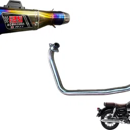 acube mart 1 Hness bike bend pipe, 1 Hness bike exhaust Combo-picture-25