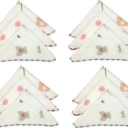 Johnnie Boy handkerchief for Women, Girls, Ladies, Kids Towel Soft cute teddy design ["Multicolor"] Handkerchief-image-82