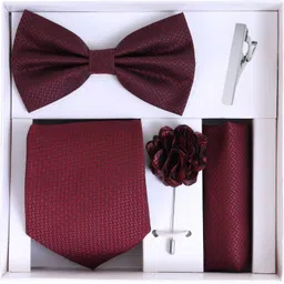 RANDOM STRIPE Satin Tie Pin Set image 1