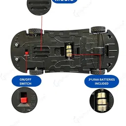 shrisa creation Police Car with Lights Music Super Speed Colorful Lights and Sound Pullback image 3