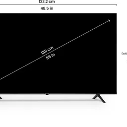 aiwa 139.7 cm (55 inch) QLED Ultra HD (4K) Smart Google TV 1N Remot Control| |4N Screw| |1N User Manual with Warranty Card| |1N Set Table Stand, 1N Wallmount| |2N Batteries (AAA) image 3