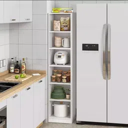 wudyhub Engineered Wood Open Book Shelf image 5