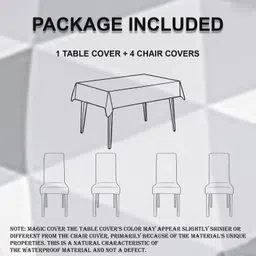 magic cover Self Design 4 Seater Table Cover image 3