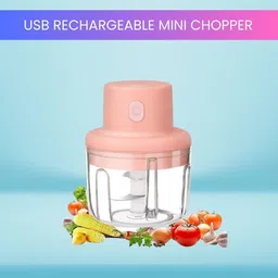 sacro Mini Rechargeable Chopper, Electric Chopper for Onion, Garlic and VegetableB488 Electric Vegetable & Fruit Chopper-picture-18