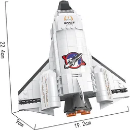 rvm toys Space Shuttle Rocket Launch Building Blocks Set 359Pcs Lego Compatible Brick Toy image 3