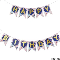 festylo Pink Unicorn Theme Happy Birthday Banner Decoration for Girls & Kids Party – Princess Fantasy Garland – FYHB-120-picture-48