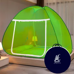 maruti enterprise Foldable King Size Bed, Double Bed (Suitable for 6ft x 6ft to 6.9ft x 6.9ft) Polyester Washable Adults Mosquito Net-picture-13