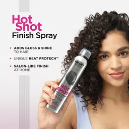 bblunt Hot Shot Finish Spray For Radiant Shine - 200 ml Hair Styler image 2