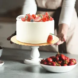 goldvine 9'' Round cake base golden, 10 piece Paper Cake Server image 3