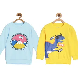 The Mom Store Kids Pack Of 2 Graphic Printed Cotton Sweatshirts-picture-32