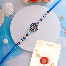 Voylla Men Enamelled and Beaded Rakhi image 1