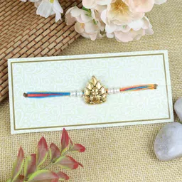 Asthetika Men Ganpati Thread Rakhi-picture-51