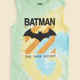 Pantaloons Junior Boys Batman Graphic Printed Cotton T-Shirt image 2