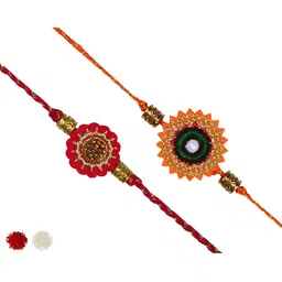 MASQ Pack Of 2 Beaded Rakhi image 4