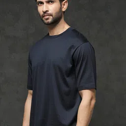 RARE RABBIT Men Barcelon Cotton Slim Fit T-Shirt image 3
