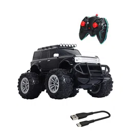 WEMBLEY Kids Black Rechargeable Remote Control Car-image-4