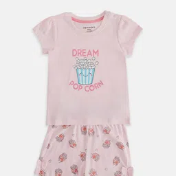 Pantaloons Baby Girls Printed Pure Cotton T-shirt With Shorts-picture-54