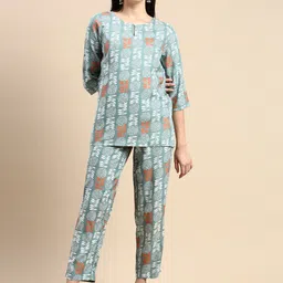 De Moza Ethnic Motifs Printed Tunic & Trouser-picture-27
