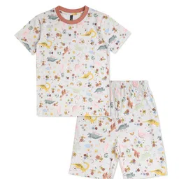 earth conscious Boys Conversational Printed Pure Cotton T-shirt With Short-image-36