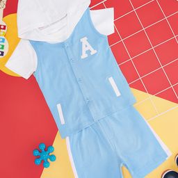 YU by Pantaloons Boys Pure Cotton Shirt with Skirt-picture-0