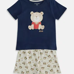 Pantaloons Baby Boys Printed Pure Cotton T-shirt With Shorts-image-58