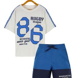 PLUM TREE Boys Printed T-Shirt With Shorts-picture-43