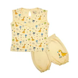 BAESD Girls Printed Top With Short-picture-28