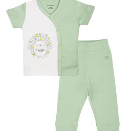 My Milestones Infant Boys Printed Pure Cotton T-shirt with Pyjamas-picture-44