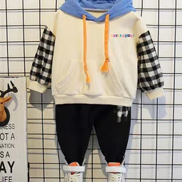 Googo Gaaga Infant Boys Printed Pure Cotton T-shirt with Joggers-picture-17