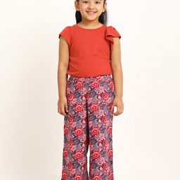 Campana Girls Pure Cotton T-shirt with Trousers-picture-12