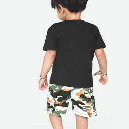 ariel Infant Boys Printed Pure Cotton T-Shirt With Shorts image 4