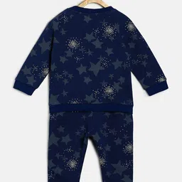 MINI KLUB Boys Navy Blue Printed T-Shirt with Pyjamas image 5