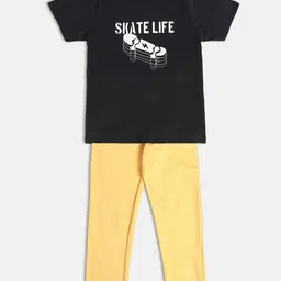 MINI KLUB Boys Pack Of 2 Graphic Printed Pure Cotton Clothing Set-picture-27
