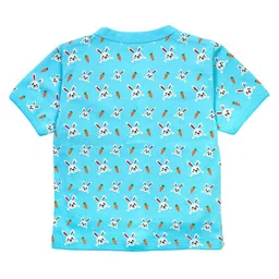 BAESD Boys Printed V-Neck T-shirt With Short image 5