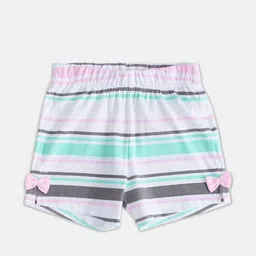 Pantaloons Baby Infant Girls Printed Pure Cotton T-shirt With Shorts image 3