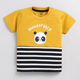 Toonyport Boys Printed Pure Cotton T-shirt with Shorts image 4