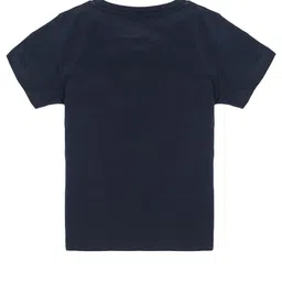 PLUM TREE Boys Printed Pure Cotton T-shirt with Shorts image 2