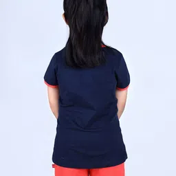 3PIN Girls Printed Pure Cotton T-shirt with Shorts image 2