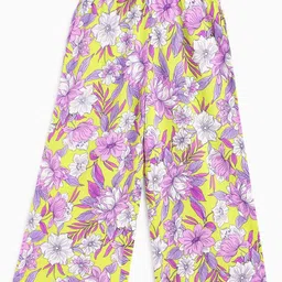 Campana Girls Printed Square Neck Top with Trousers image 3