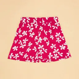 YU by Pantaloons Girls Printed Shoulder Straps Top With Shorts image 2