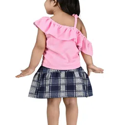 BAESD Girls Printed Top with Skirt image 3