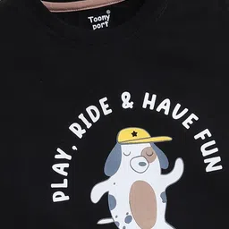 Toonyport Pack Of 2 Boys Graphic Printed Pure Cotton Top with Shorts image 4