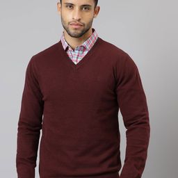 Woodland V-Neck Long Sleeves Pullover Sweater-picture-15