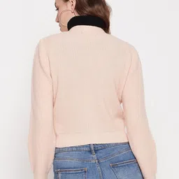 Madame V-Neck Acrylic Cardigan image 5