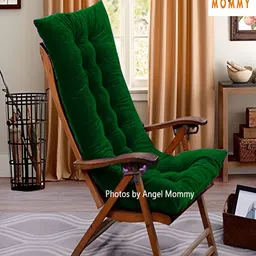 Angel Mommy Green Quilter Velvet Chair Pad-image-5