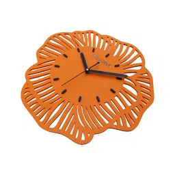olive tree Betty Orange Engineered Wood Wall Clock image 5